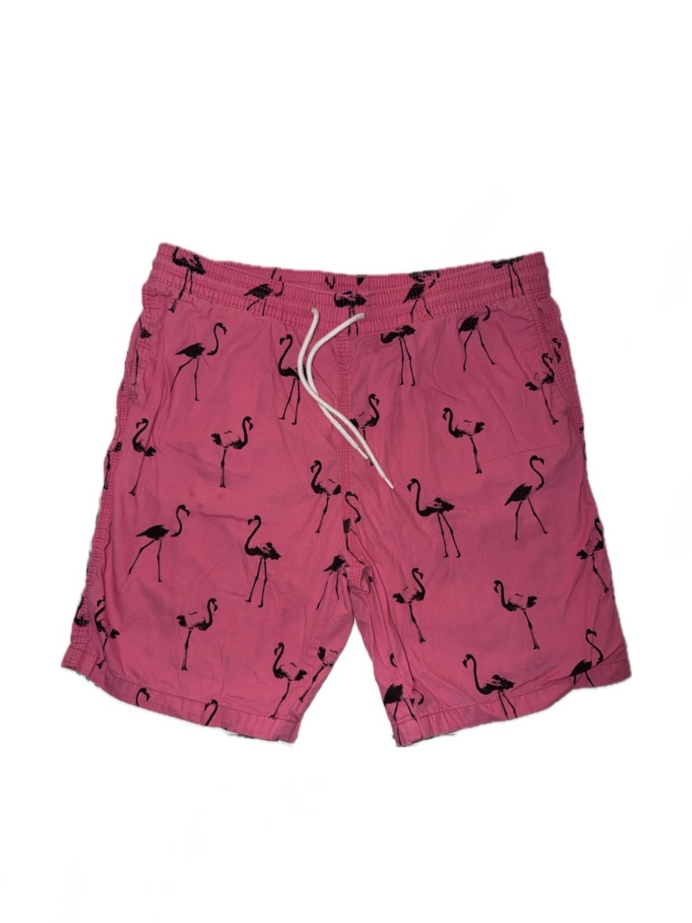 H&M Men's Pink Flamingo Fabric Shorts
